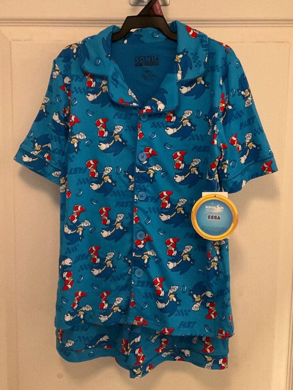 Boy's Sonic the Hedgehog Pajama Set